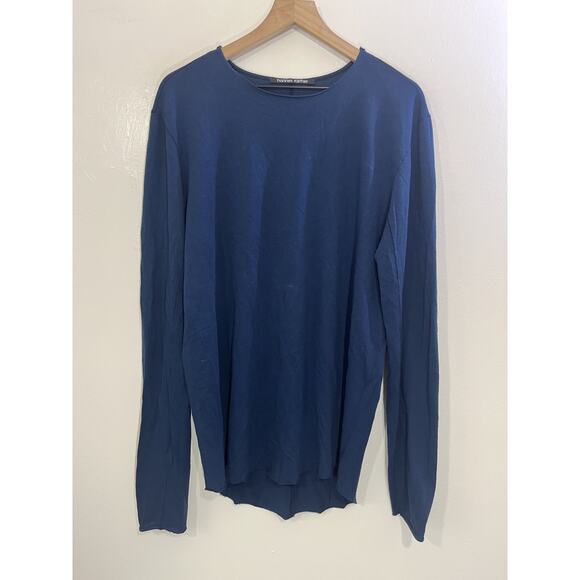 Hannes Roether Avant Garde Cotton Y2K Raw Hem Sweater M Minimal Capsule Luxury - Picture 1 of 15